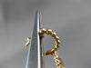 ESTATE LARGE 2.70CT MULTI COLOR DIAMOND 18KT ROSE & BLACK GOLD HANGING EARRINGS