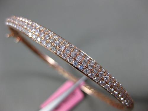 Two Row Diamond Partial Bangle Bracelet