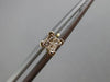 ESTATE .15CT PRINCESS DIAMOND 14KT YELLOW GOLD SOLITAIRE CLASSIC STUD EARRINGS