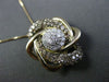 ESTATE 1.0CT FANCY COLOR DIAMOND 14KT WHITE & YELLOW GOLD FLOATING STAR PENDANT