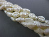 ESTATE LONG FRESH WATER PEARL 14KT YELLOW GOLD 3D MULTI STRAND NECKLACE #25356