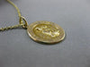 ESTATE 14KT YELLOW GOLD OUR LADY OF MOUNT CARMEL PRAY FOR US PENDANT #25078