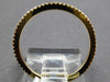 ESTATE .15CT DIAMOND 18K YELLOW GOLD ROUND 1MM ETERNITY WEDDING ANNIVERSARY RING