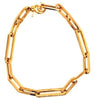 ESTATE .63CT DIAMOND 18K YELLOW GOLD CLASSIC OVAL LINK BY THE YARD LOVE BRACELET