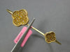 WIDE .93CT INTENSE FANCY YELLOW DIAMOND 18K YELLOW GOLD FILIGREE BANGLE BRACELET