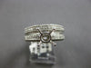 .71CT DIAMOND 18K WHITE GOLD 4 PRONG SEMI MOUNT ENGAGEMENT WEDDING BAND RING SET