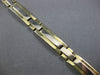 ESTATE WIDE & LONG 14KT YELLOW GOLD 3D HANDCRAFTED FIGARO DESIGN MENS BRACELET