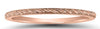 ESTATE HANDCRAFTED 14KT ROSE GOLD 3D SOLID FILIGREE WEDDING ANNIVERSARY RING