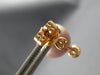 LARGE .18CT DIAMOND & AAA PINK SOUTH SEA PEARL 18KT ROSE GOLD SOLITAIRE EARRINGS
