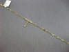 ESTATE .18CT DIAMOND 14KT YELLOW GOLD 3D RECTANGULAR CHANDELIER FUN BRACELET