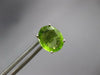 ESTATE 2.80CT AAA PERIDOT 14KT WHITE GOLD 3D CLASSIC OVAL STUD EARRINGS