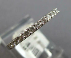 .40CT DIAMOND 14KT WHITE GOLD 3D ROUND SHARED PRONG LOW SETTING ANNIVERSARY RING