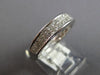 .75CT DIAMOND 14KT WHITE GOLD 3D PRINCESS 2 ROW CHANNEL WEDDING ANNIVERSARY RING