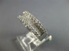 WIDE 1.41CT DIAMOND 18KT WHITE GOLD ROUND & PRINCESS MULTI ROW ANNIVERSARY RING