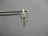 .50CT DIAMOND 18KT YELLOW GOLD 3D ROUND & BAGUETTE HUGGIE HOOP HANGING EARRINGS