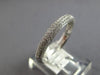 .48CT DIAMOND 14KT WHITE GOLD 3D CLASSIC MULTI ROW PAVE WEDDING ANNIVERSARY RING
