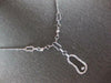 .36CT DIAMOND 18KT WHITE GOLD 3D OVAL LARIAT BY THE YARD SOLITAIRE FUN NECKLACE