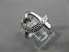 ESTATE TIFFANY & CO .20CT DIAMOND 18KT WHITE GOLD 3D LOVING HEART RING #24919