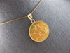 22KT YELLOW GOLD 3D 1907 EDWARDVS VII D:G: BRITT: OMN: REX F: D IND: IMP: #28099