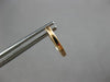 ESTATE SMALL .14CT DIAMOND 18KT ROSE GOLD 3D CLASSIC ROUND HUGGIE FUN EARRINGS