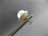 .54CT DIAMOND & AAA SOUTH SEA PEARL 14KT WHITE GOLD 3D FLOWER HALO STUD EARRINGS