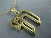 ESTATE 14KT YELLOW GOLD 3D OPEN CHAI CLASSIC LIFE PENDANT #9091