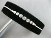 .34CT DIAMOND 14KT WHITE GOLD 7 STONE GRADUATING BEZEL ADJUSTABLE LOVE BRACELET