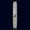 3.10CT DIAMOND 14K YELLOW GOLD 3D SHARED PRONG ETERNITY WEDDING ANNIVERSARY RING