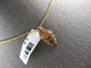ESTATE 1.36CT AAA CITRINE 18KT YELLOW GOLD 3D CLASSIC SHELL FUN FLOATING PENDANT