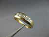 ESTATE 1.0CT DIAMOND 14KT YELLOW GOLD 3D 5 STONE ROUND WEDDING ANNIVERSARY RING