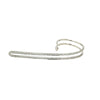 ESTATE LARGE .37CT DIAMOND 18KT WHITE GOLD 3D CLASSIC ELONGATED FUN DOUBLE RING