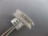WIDE 1.41CT DIAMOND 18KT WHITE GOLD ROUND & PRINCESS MULTI ROW ANNIVERSARY RING