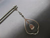 ESTATE LARGE 1.49CT DIAMOND 14KT WHITE GOLD CLUSTER CHANDELIER HANGING EARRINGS