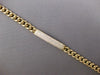 ESTATE WIDE 1.25CT DIAMOND 14KT YELLOW GOLD 3D FOUR ROW BAR HEART LOVE BRACELET