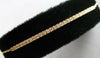 ESTATE .34CT DIAMOND 14KT YELLOW GOLD 3D CLASSIC ROUND BAR FUN BRACELET