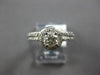 .90CT DIAMOND 14KT WHITE GOLD 3D CLASSIC ROUND HALO ENGAGEMENT WEDDING RING SET