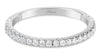 .41CT DIAMOND 18KT WHITE GOLD 3D ROUND 2MM 3/4 ETERNITY WEDDING ANNIVERSARY RING
