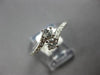 ESTATE .52CT DIAMOND 14K WHITE GOLD CLASSIC ROUND 2 STONE CRISS CROSS LOVE RING