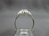 ANTIQUE EXTRA LARGE .78CT OLD MINE DIAMOND & AAA SAPPHIRE PLATINUM RING #27762
