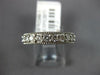 .76CT DIAMOND 18K WHITE GOLD 3D FILIGREE MILGRAIN SEMI ETERNITY ANNIVERSARY RING