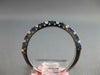 40CT DIAMOND & AAA SAPPHIRE 14KT WHITE GOLD 2MM SEMI ETERNITY ANNIVERSARY RING