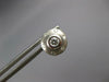 ESTATE .36CT DIAMOND 18KT WHITE GOLD CLASSIC MATTE & SHINY ETOILE STUD EARRINGS