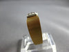 ESTATE .05CT DIAMOND 14KT 2 TONE GOLD 3D ROUND MATTE & SHINY FUN BAR RING #27965