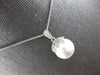 .15CT DIAMOND & AAA SOUTH SEA PEARL 14KT WHITE GOLD PALM TREE FLOATING PENDANT