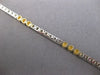 2.22CT DIAMOND 14KT 2 TONE GOLD ROUND PAST PRESENT FUTURE BEADED TENNIS BRACELET