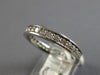.88CT DIAMOND 14KT WHITE GOLD CHANNEL SHARED PRONG 3mm WEDDING ANNIVERSARY RING