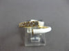 .43CT DIAMOND & WHITE ENAMEL 14K YELLOW GOLD GRADUATING JOURNEY CRISS CROSS RING