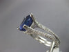 4.86CT DIAMOND & AAA TANZANITE 18KT WHITE GOLD 3D OVAL & ROUND ENGAGEMENT RING