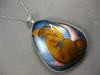 EXTRA LARGE MULTI COLOR ENAMEL STERLING SILVER LADY'S FIGURE FUN PENDANT #27623