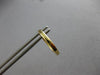 ESTATE .27CT DIAMOND 18K YELLOW GOLD 3D CLASSIC OVAL HUGGIE FUN HANGING EARRINGS
